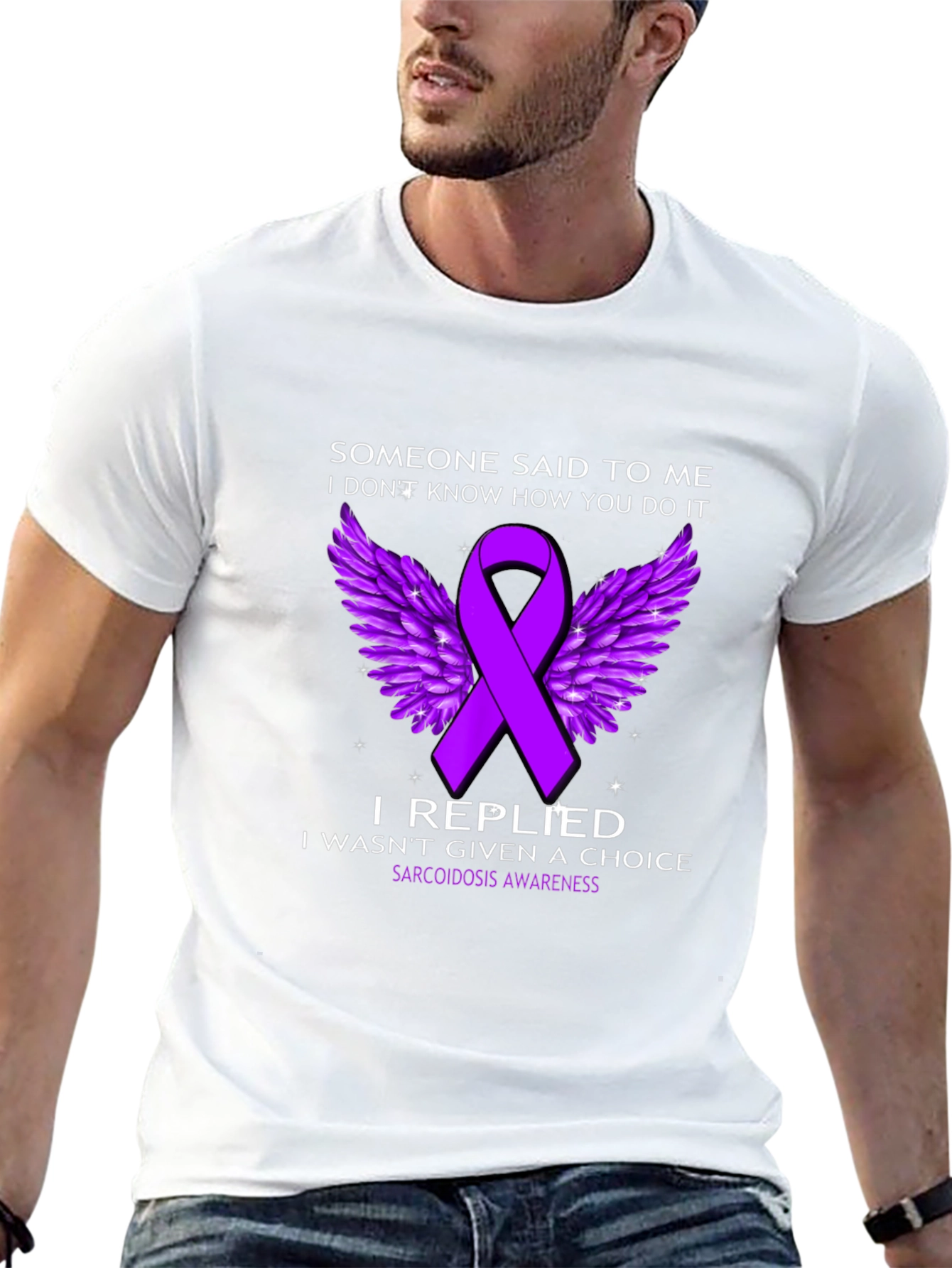 Sarcoidosis Awareness Ribbon T-Shirt