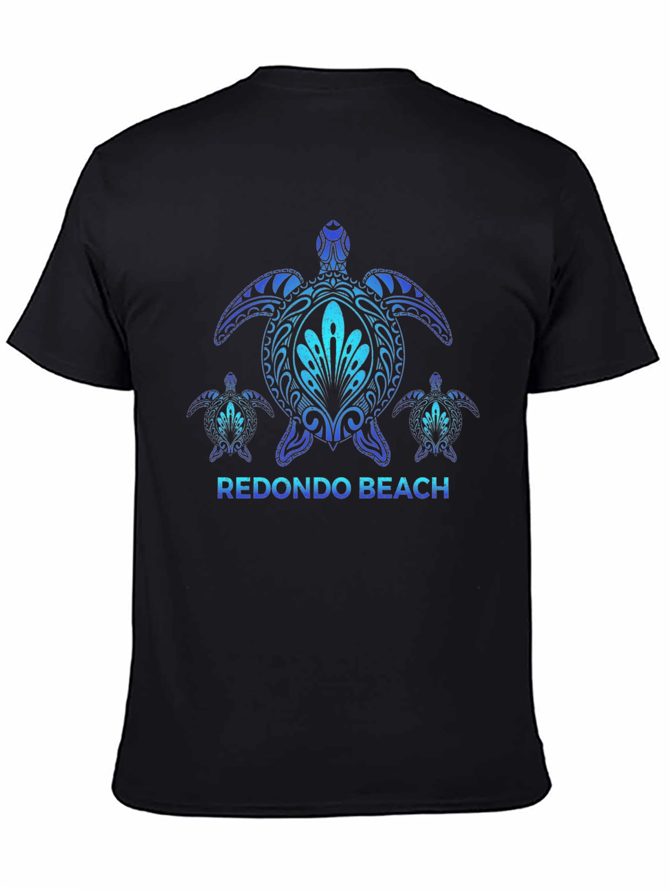 Redondo Beach Turtle T-Shirt - Black