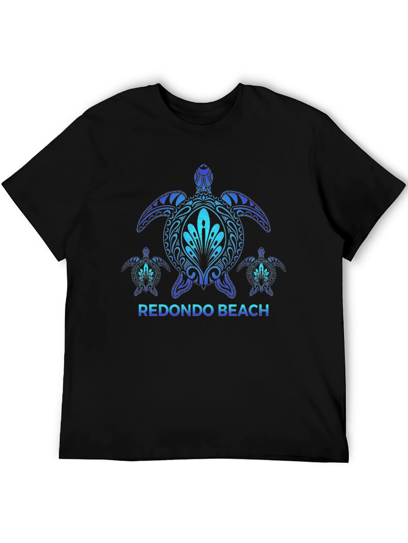 Redondo Beach Turtle T-Shirt - Black