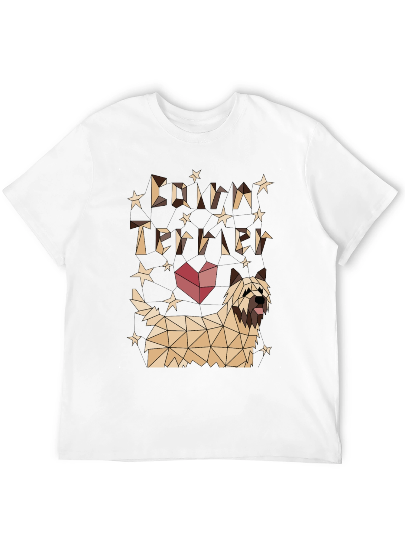 Cairn Terrier Geometric Graphic Tee