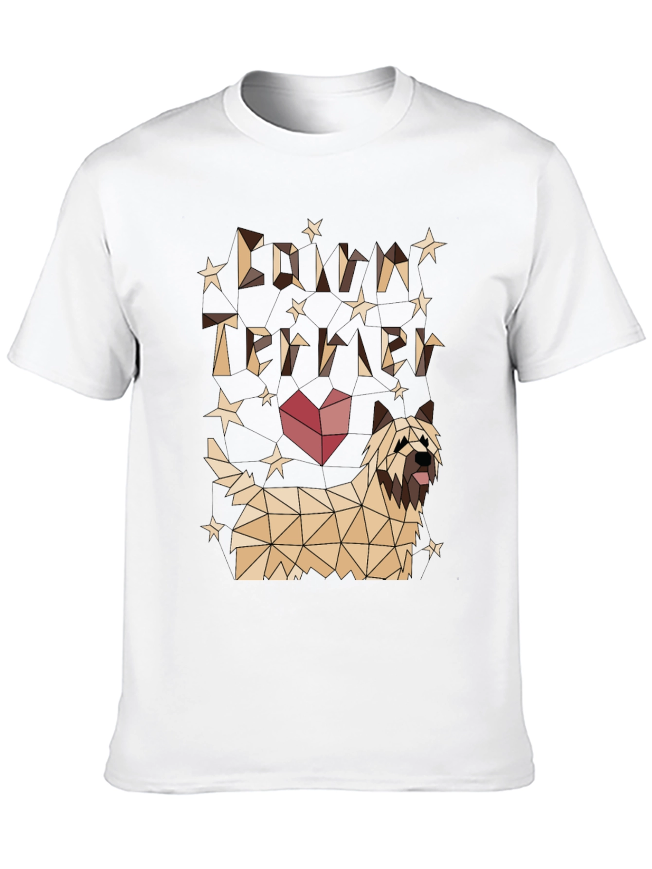 Cairn Terrier Geometric Graphic Tee