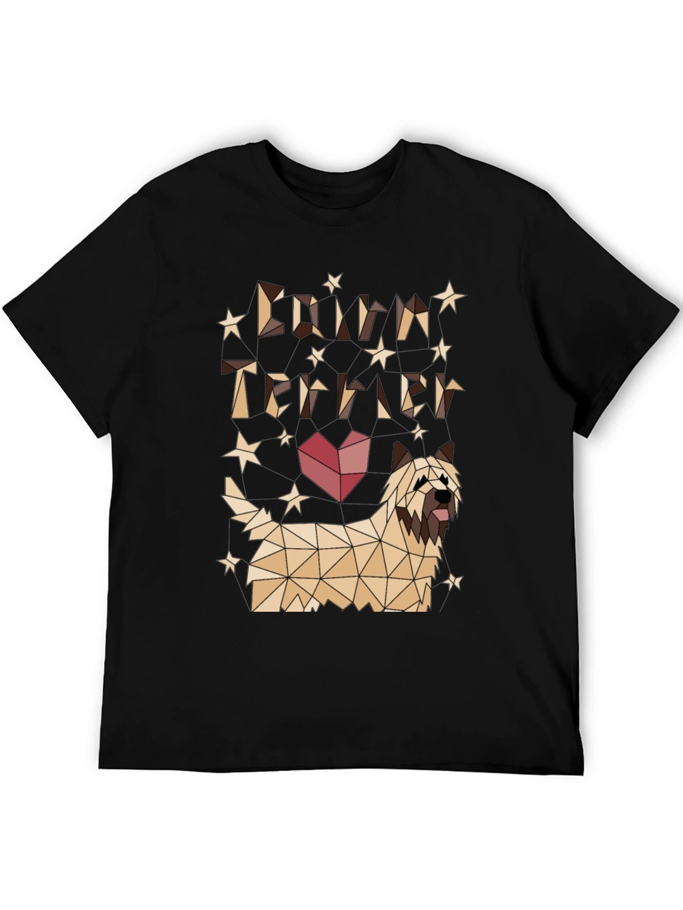 Cairn Terrier Geometric Graphic Tee