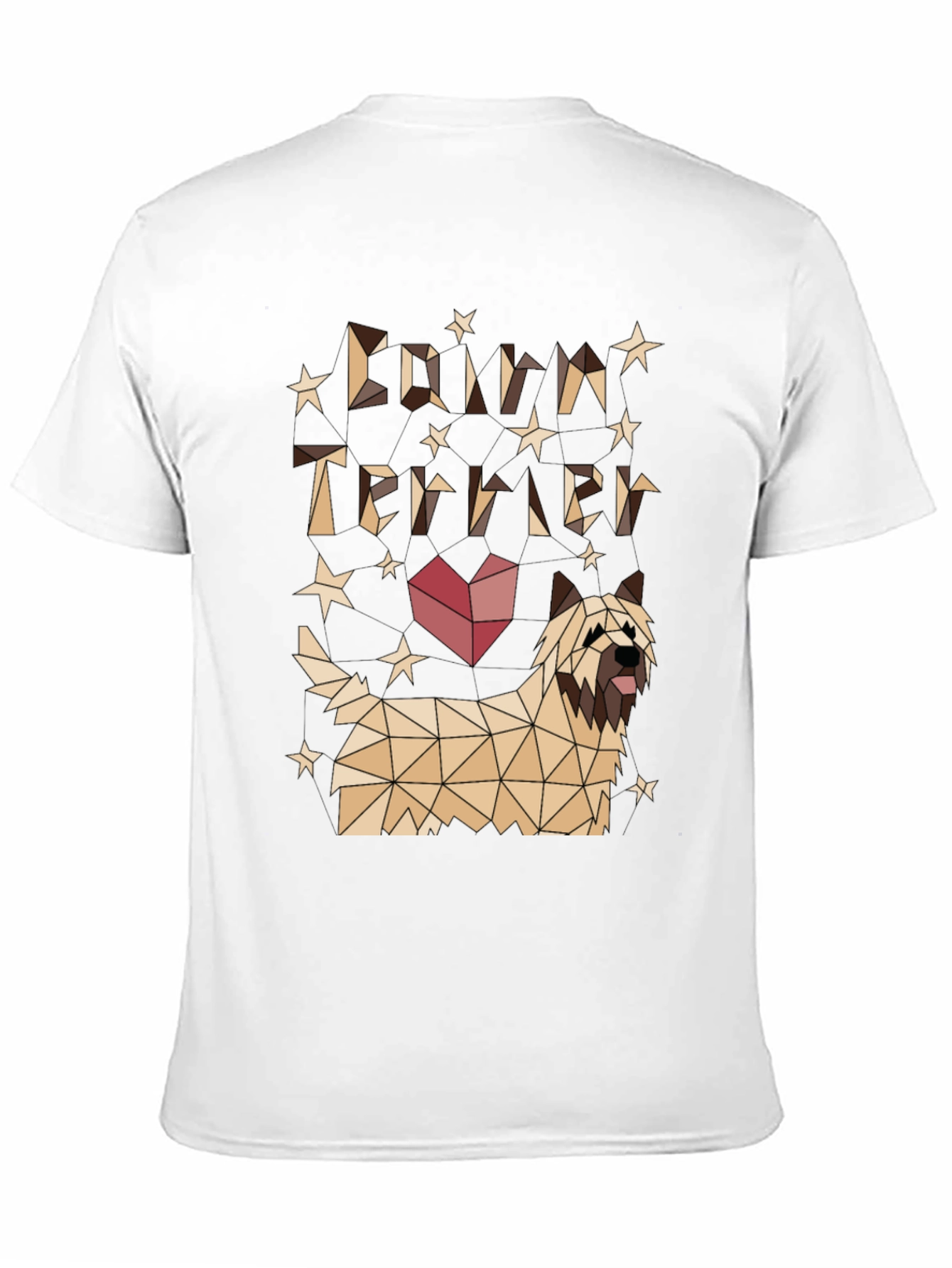 Cairn Terrier Geometric Graphic Tee