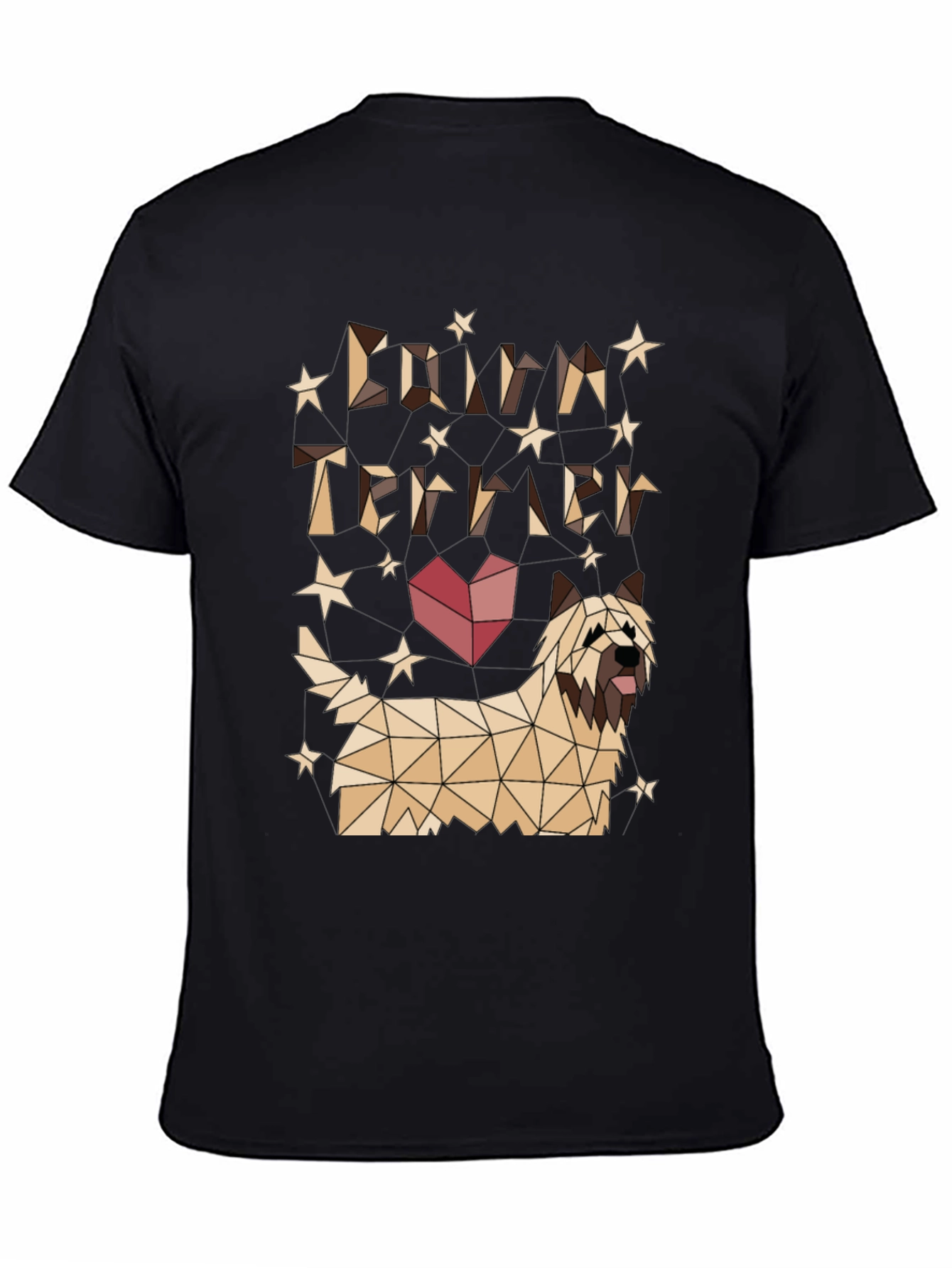 Cairn Terrier Geometric Graphic Tee