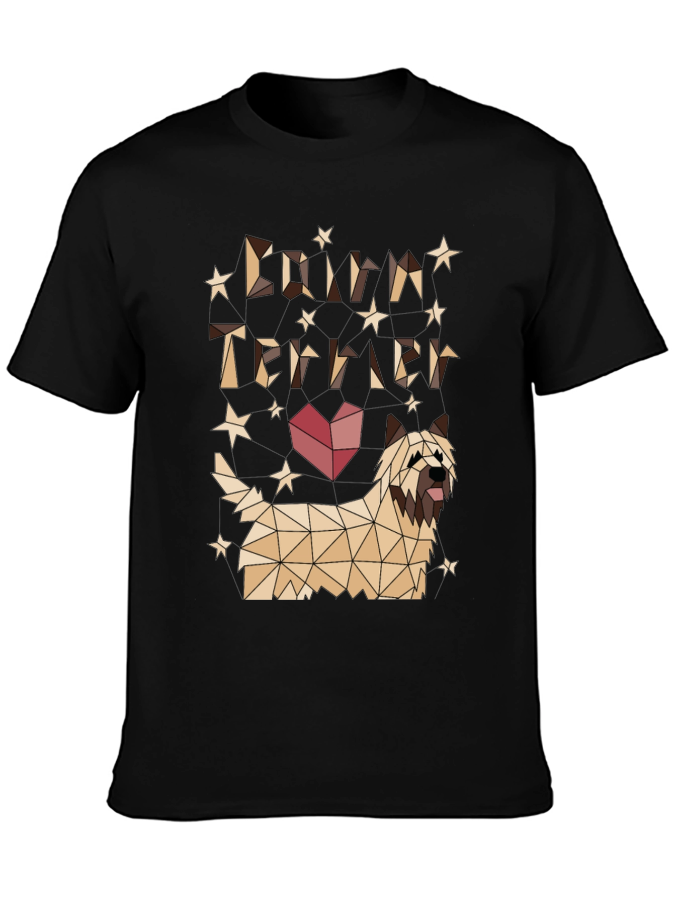Cairn Terrier Geometric Graphic Tee