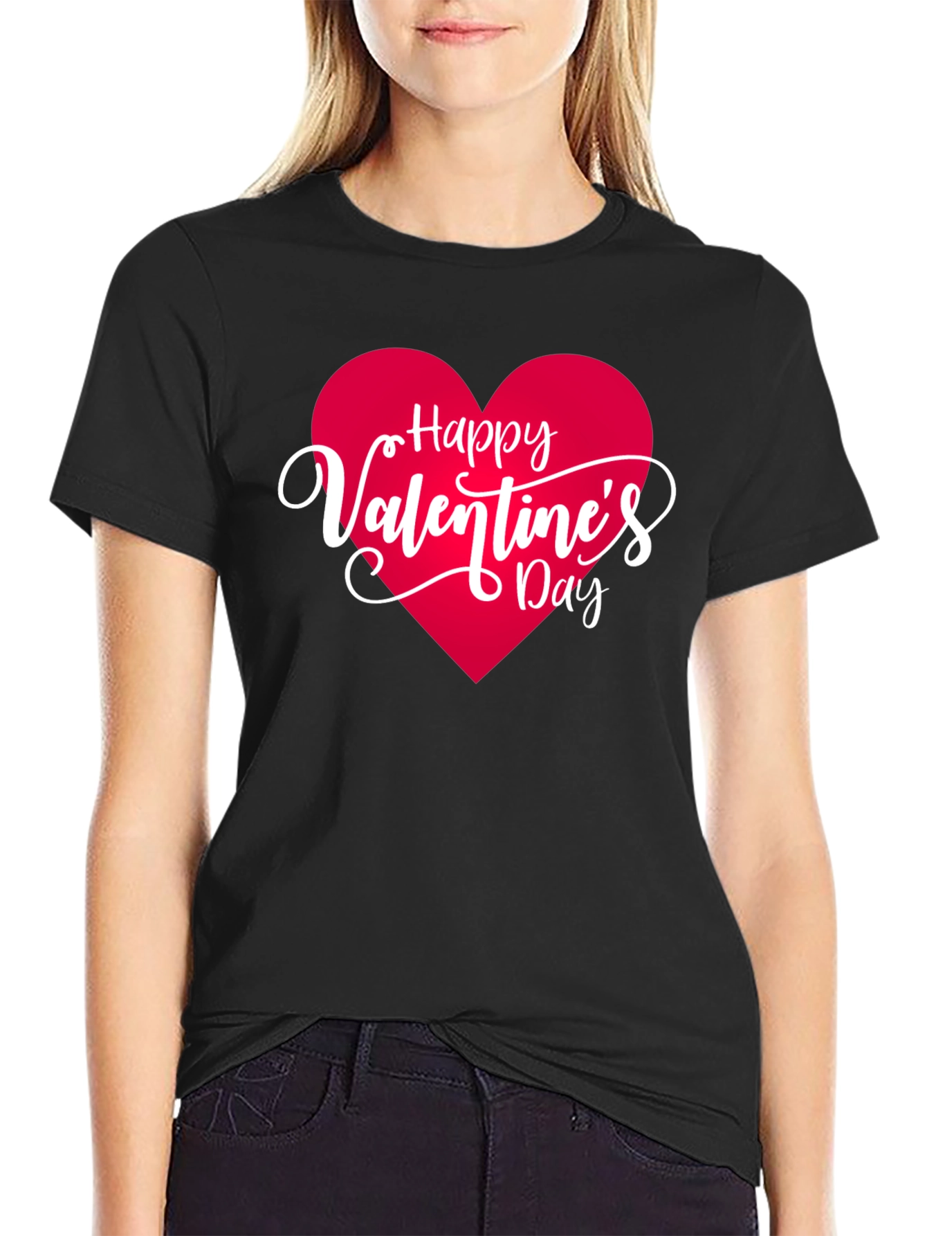 Happy Valentines Day Graphic T-Shirt