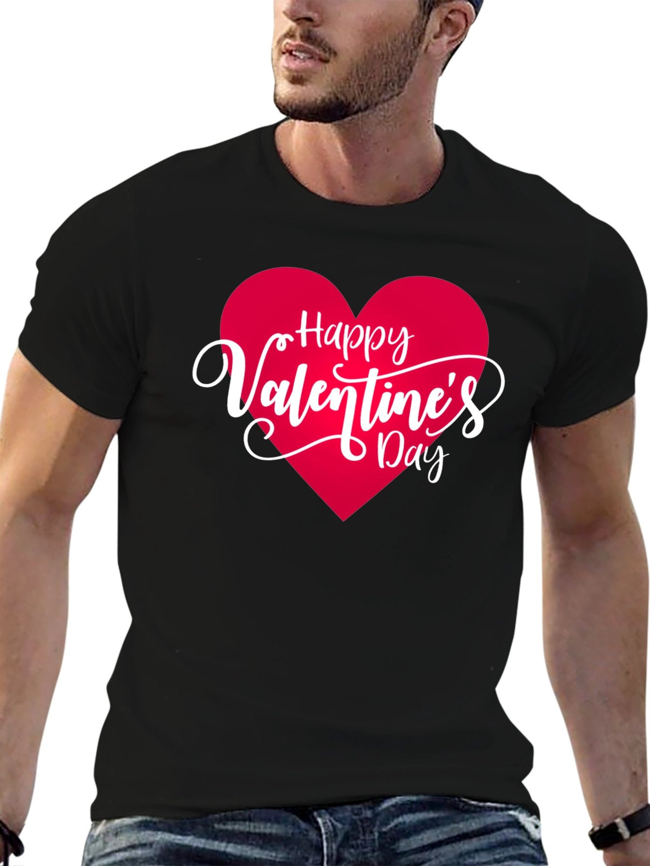 Happy Valentines Day Graphic T-Shirt