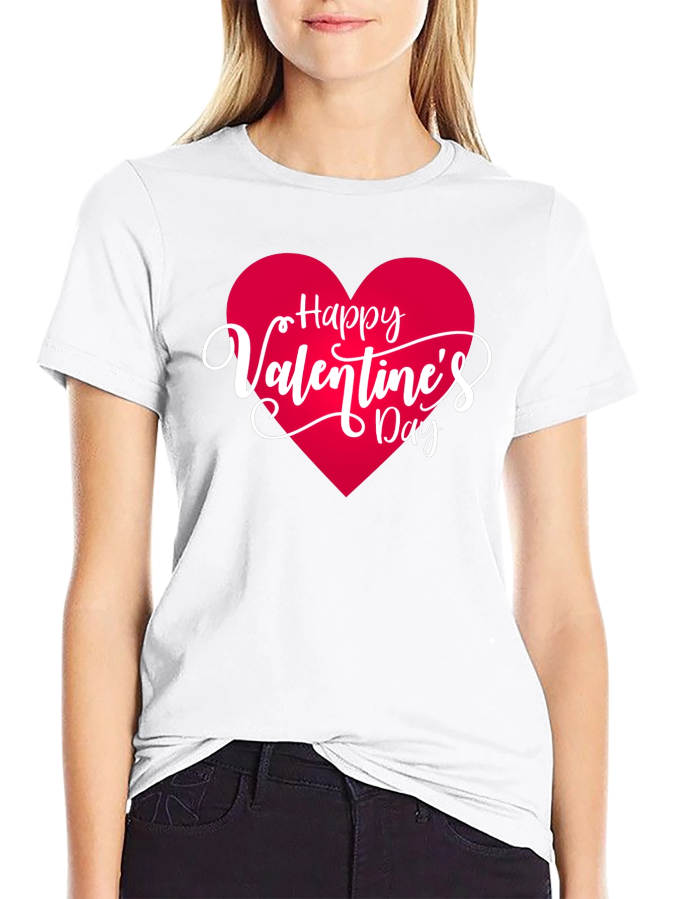 Happy Valentines Day Graphic T-Shirt