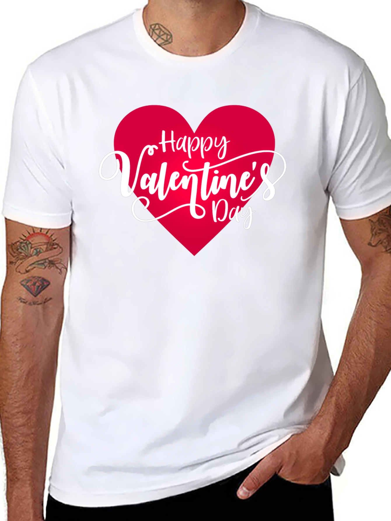 Happy Valentines Day Graphic T-Shirt