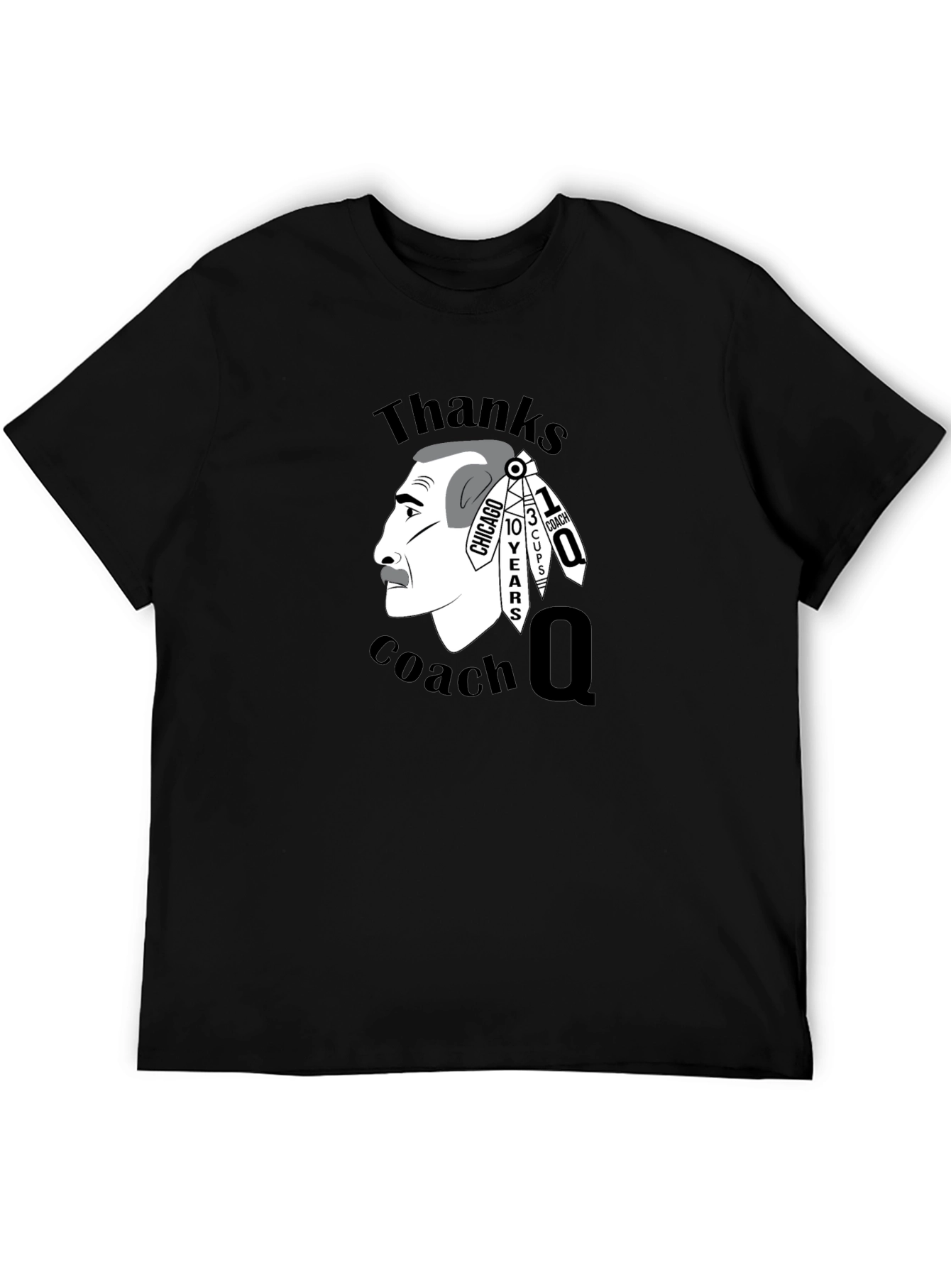 Thanks Coach Q T-Shirt Blackhawks Fan Apparel