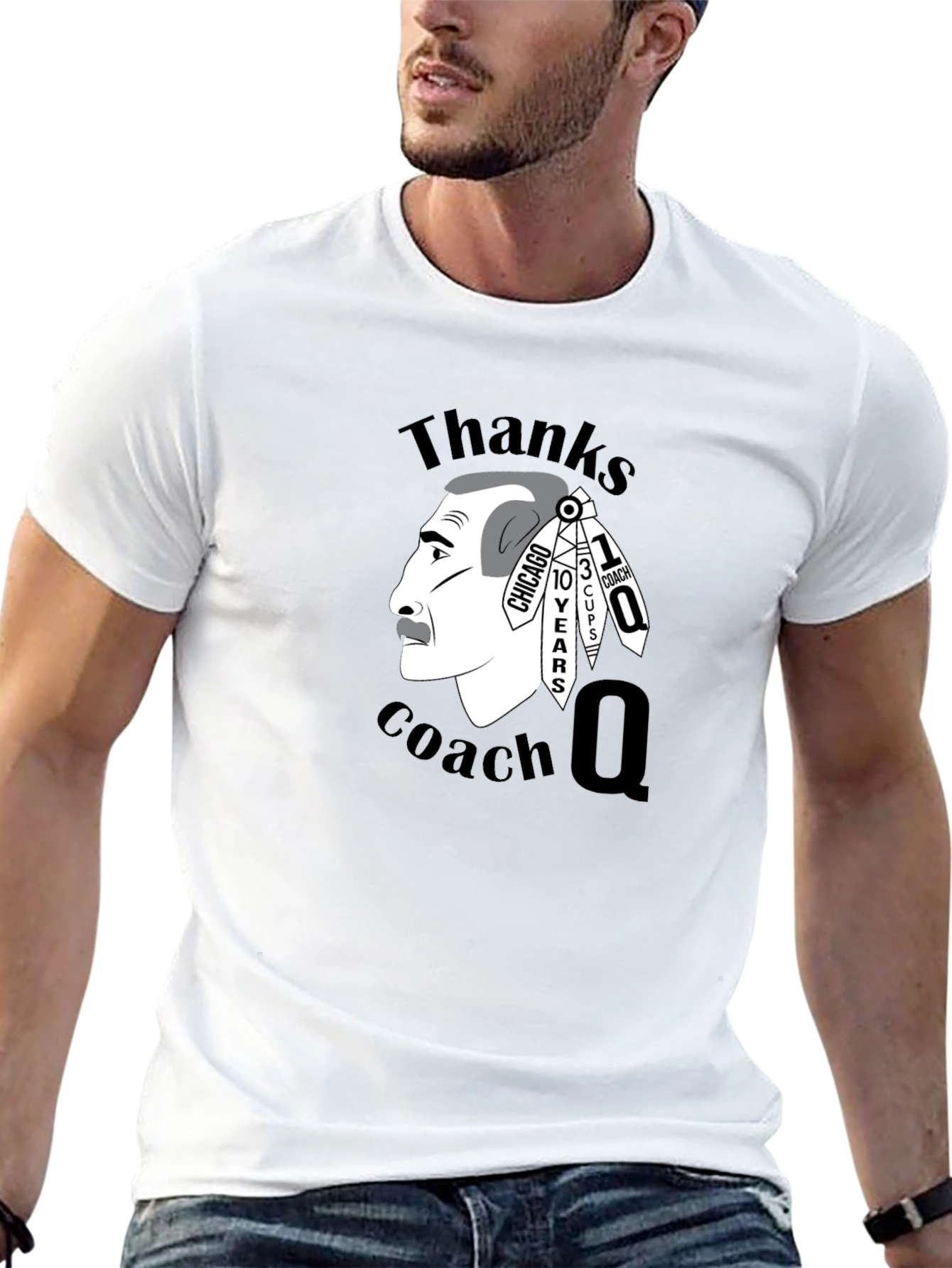 Thanks Coach Q T-Shirt Blackhawks Fan Apparel