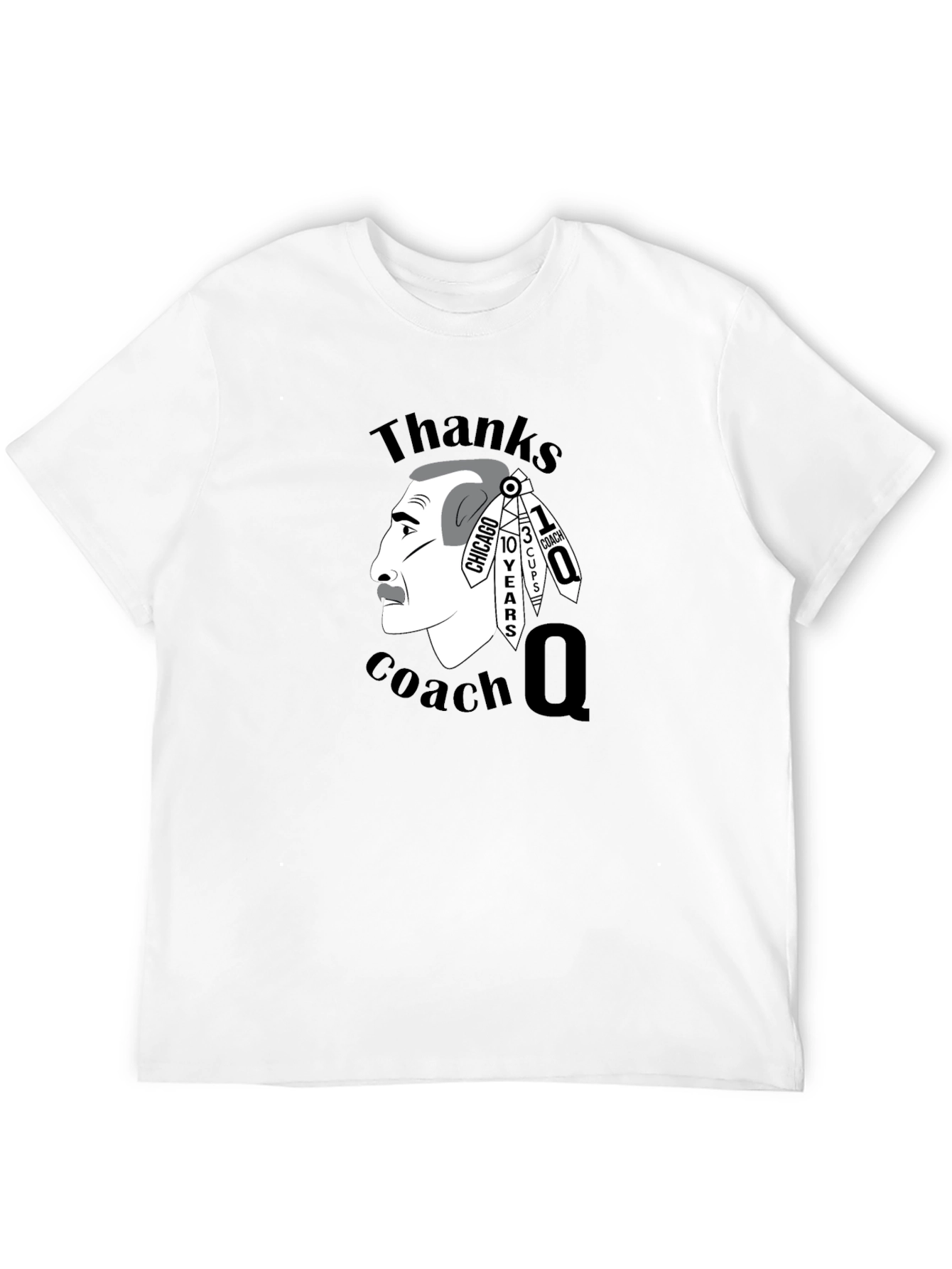 Thanks Coach Q T-Shirt Blackhawks Fan Apparel