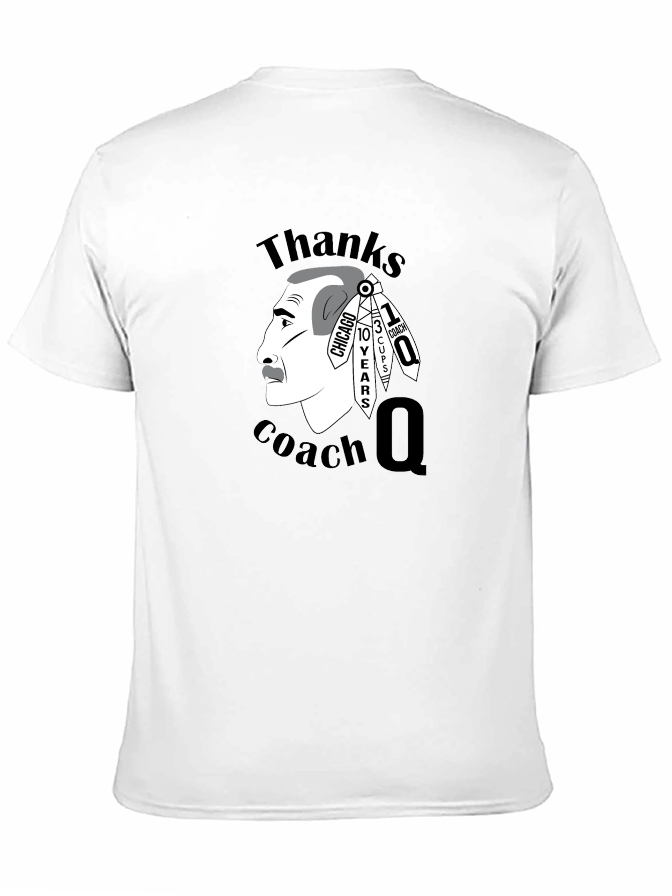 Thanks Coach Q T-Shirt Blackhawks Fan Apparel