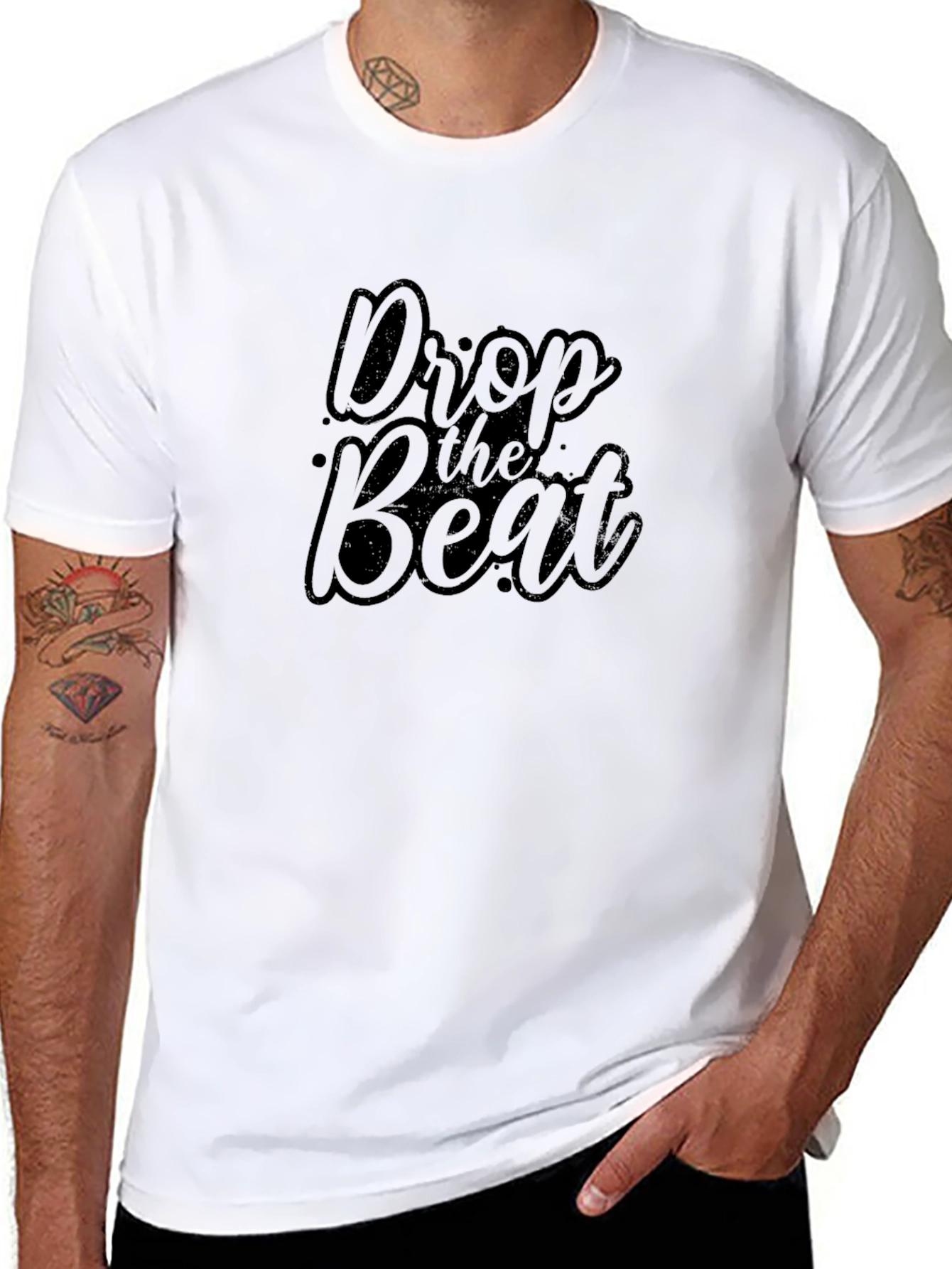 Drop the Beat Black T-Shirt