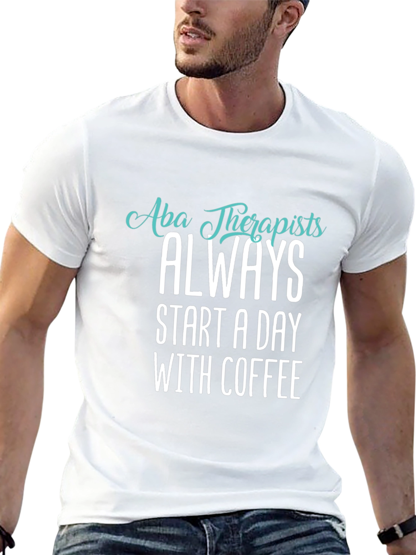 ABA Therapists Coffee T-Shirt - Black