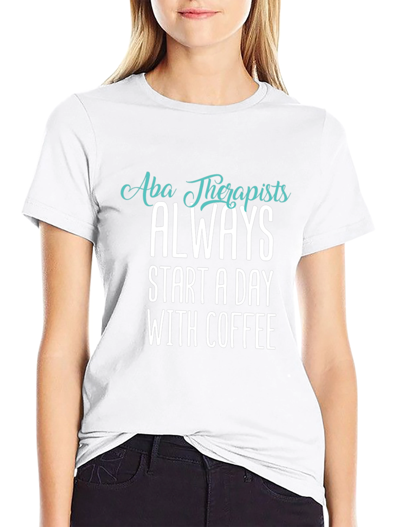 ABA Therapists Coffee T-Shirt - Black