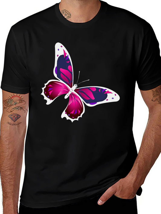 Butterfly Graphic Black T-Shirt