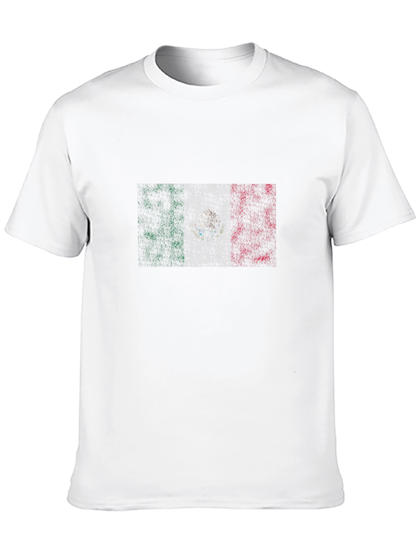 Mexico Flag T-Shirt - Distressed Graphic Tee