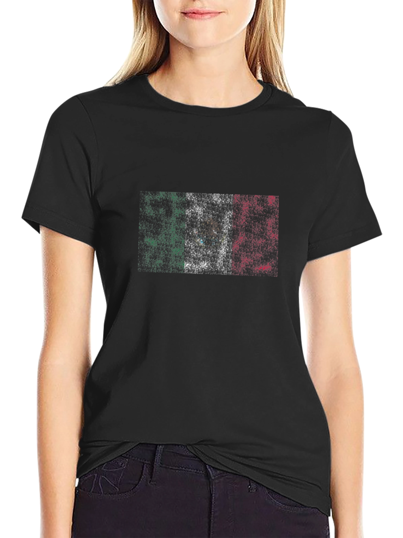Mexico Flag T-Shirt - Distressed Graphic Tee