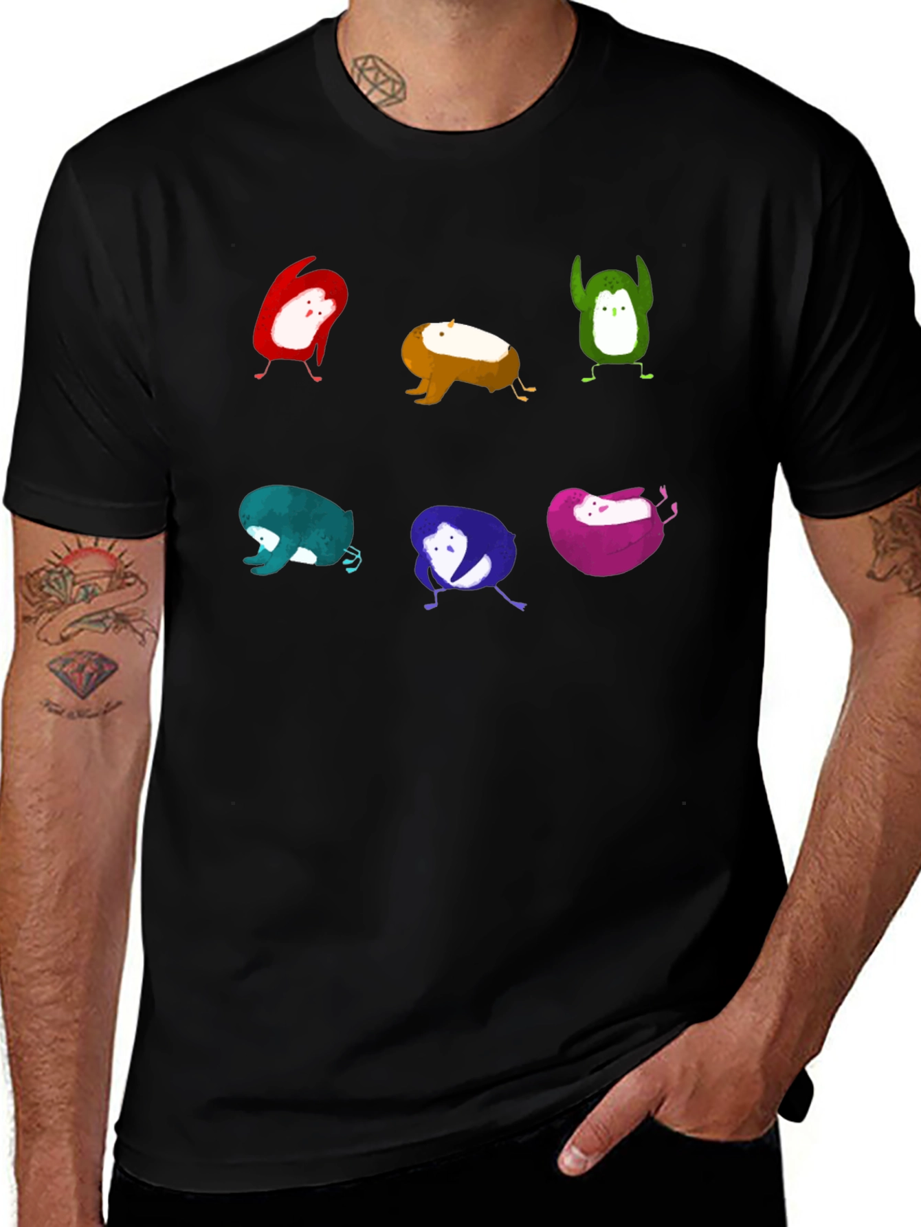 Unique Cartoon Character Tee