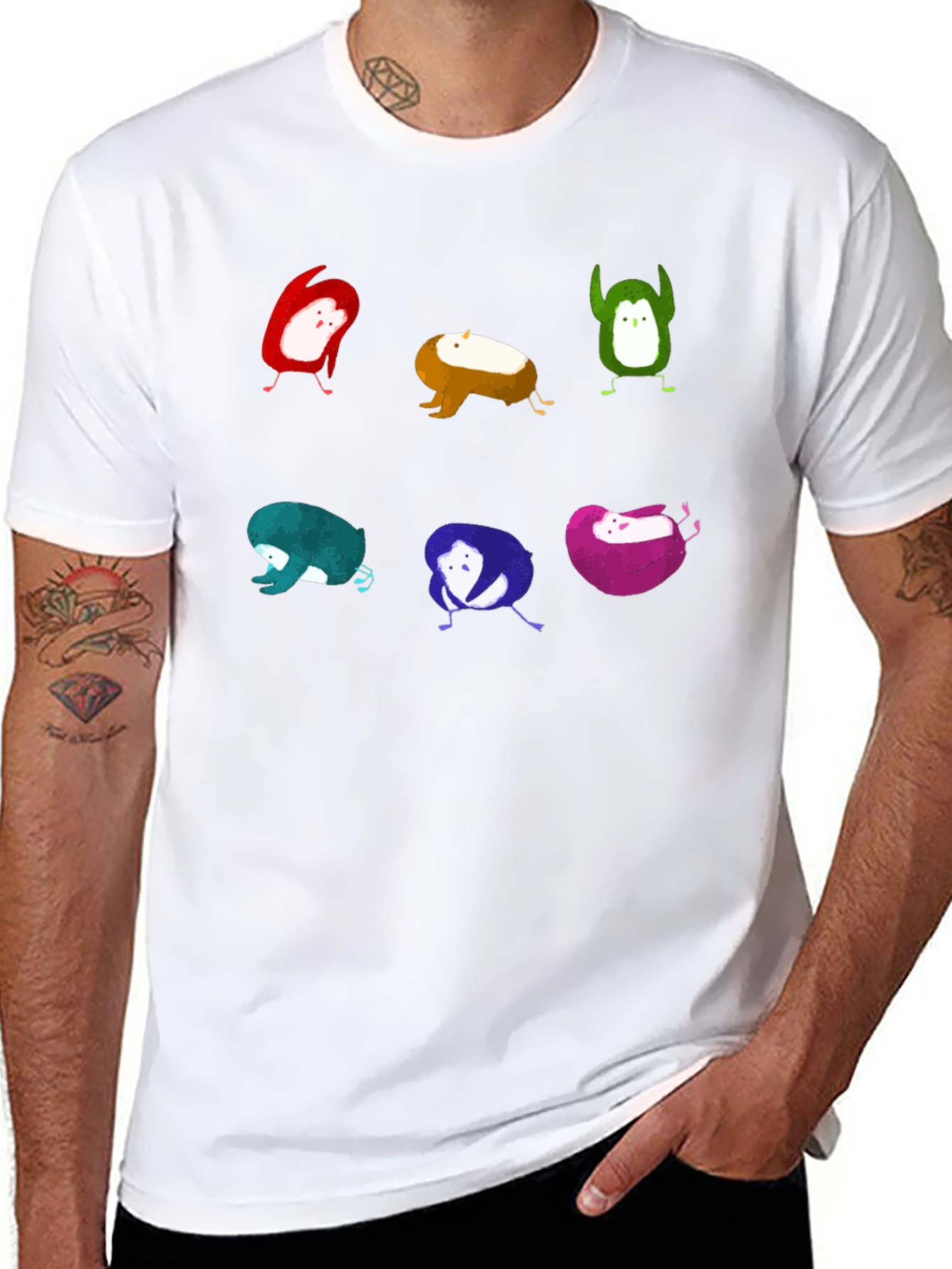 Unique Cartoon Character Tee