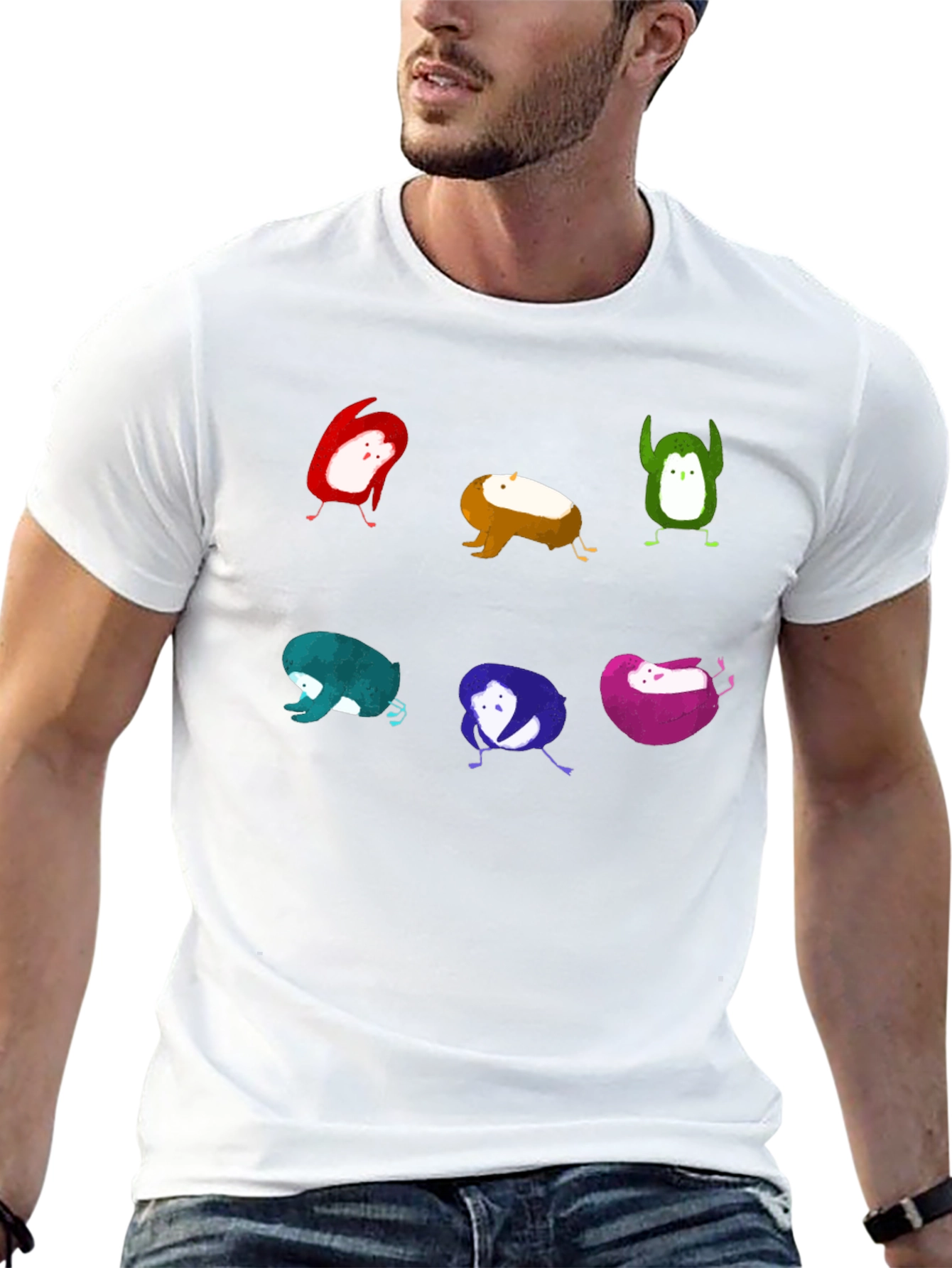 Unique Cartoon Character Tee