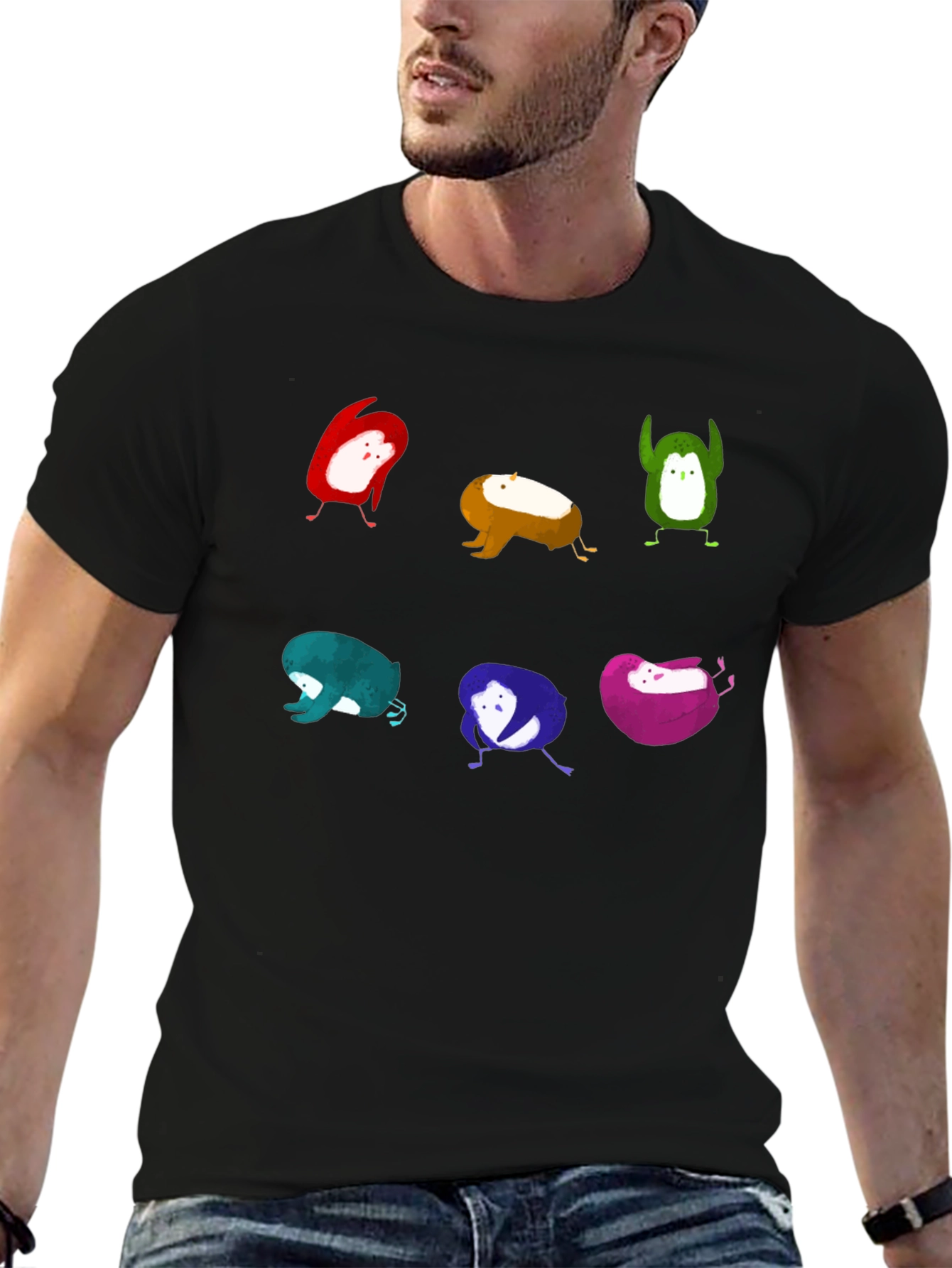 Unique Cartoon Character Tee