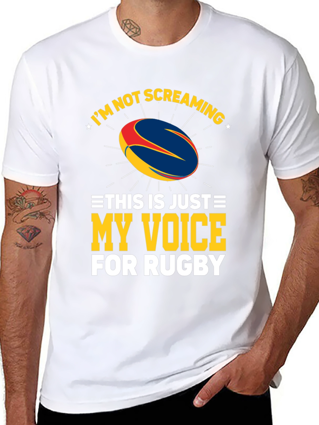 Rugby Fan T-Shirt: My Voice for Rugby