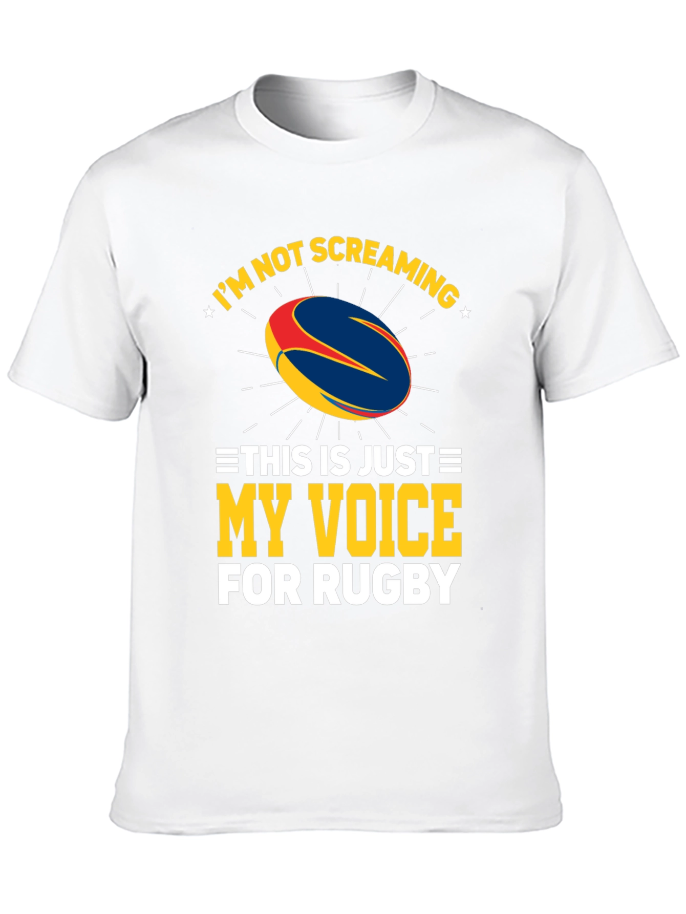 Rugby Fan T-Shirt: My Voice for Rugby