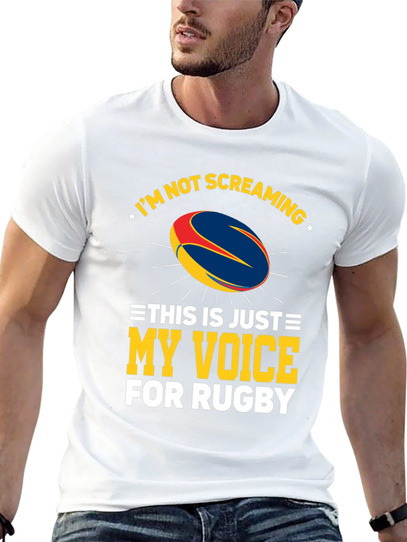 Rugby Fan T-Shirt: My Voice for Rugby