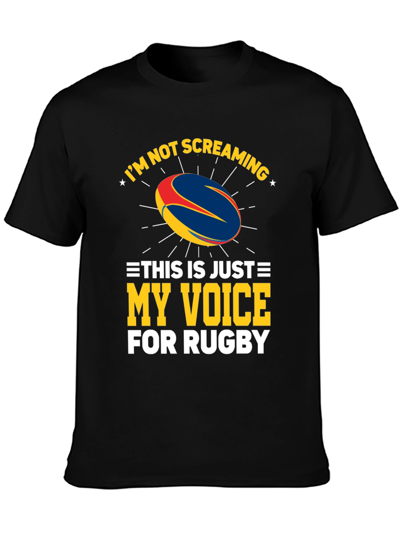 Rugby Fan T-Shirt: My Voice for Rugby