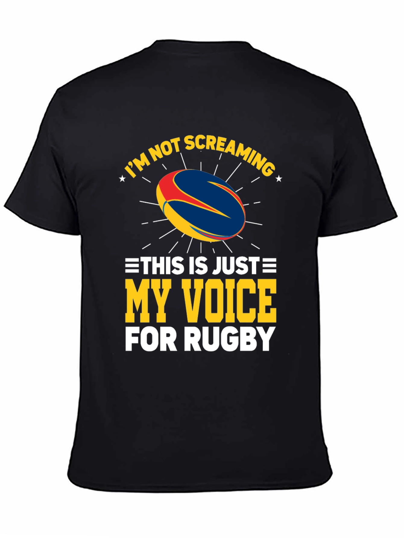 Rugby Fan T-Shirt: My Voice for Rugby