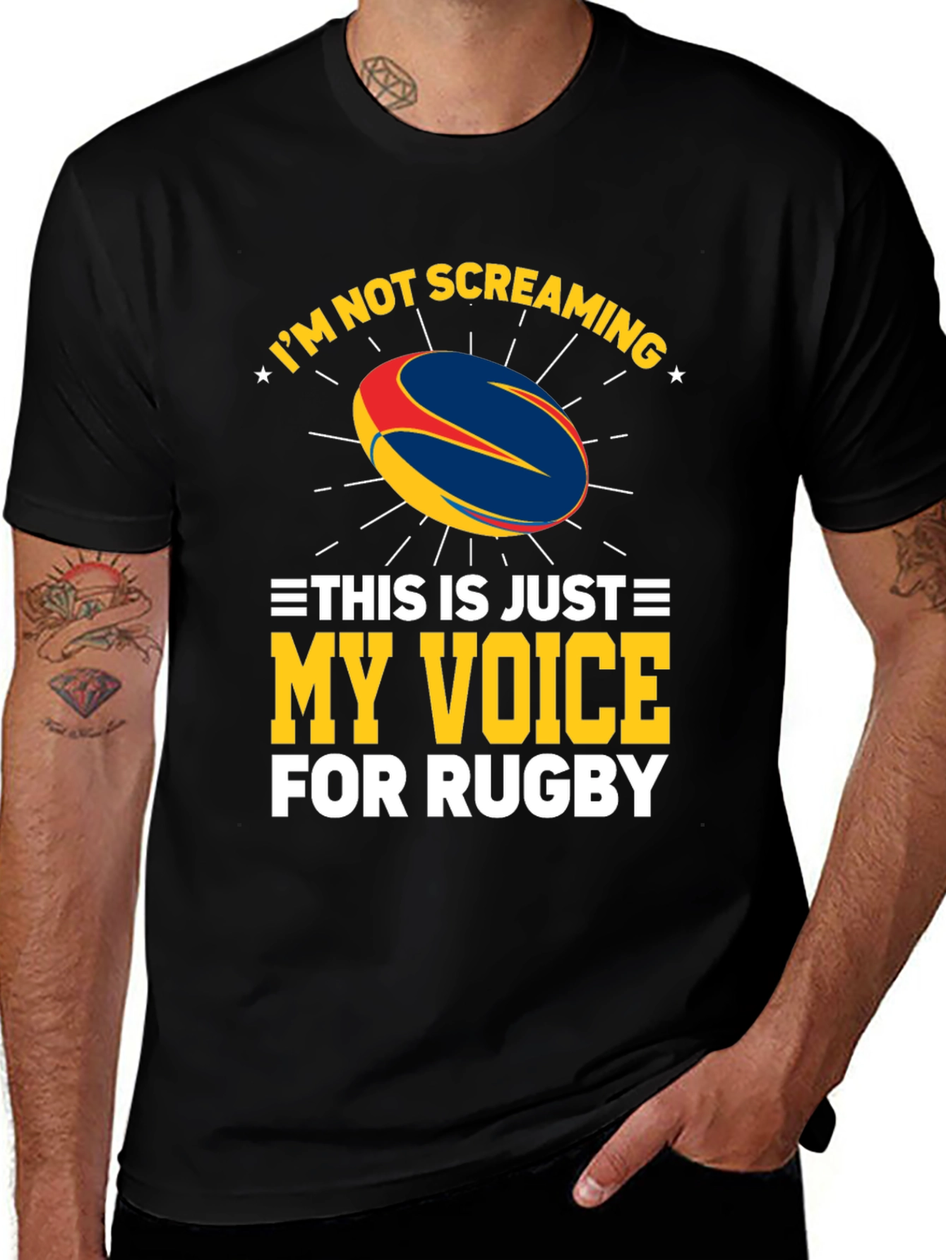 Rugby Fan T-Shirt: My Voice for Rugby