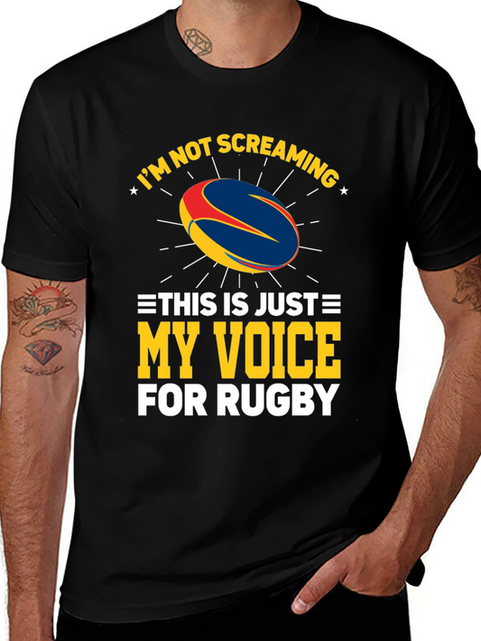 Rugby Fan T-Shirt: My Voice for Rugby