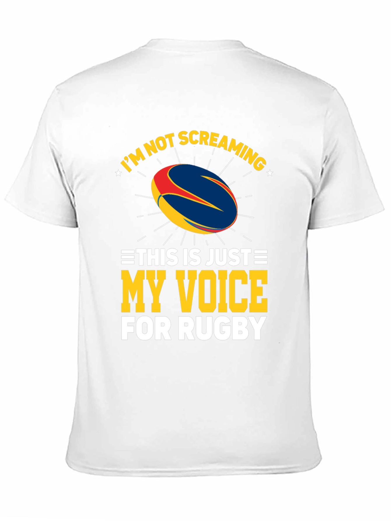Rugby Fan T-Shirt: My Voice for Rugby