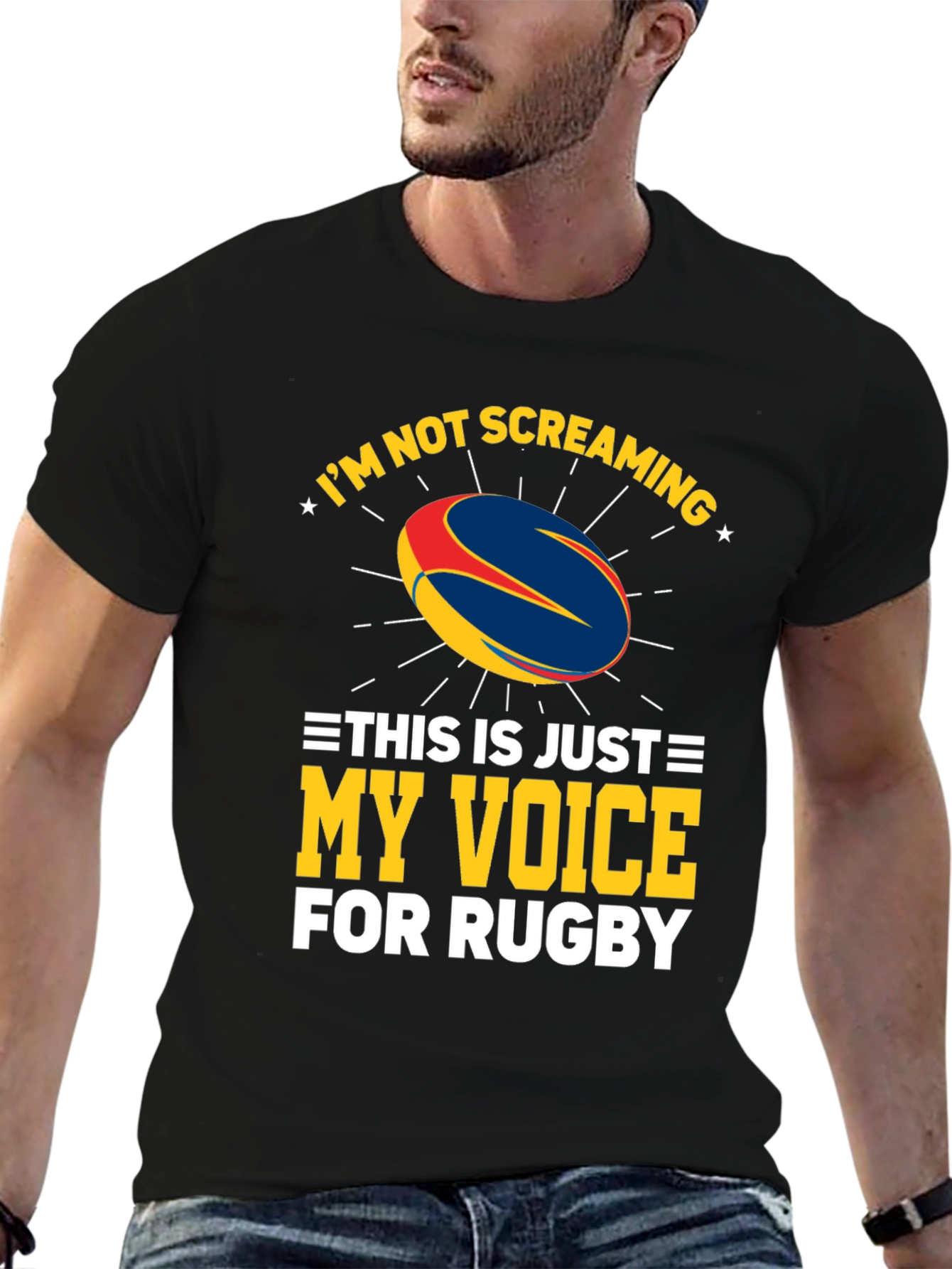 Rugby Fan T-Shirt: My Voice for Rugby