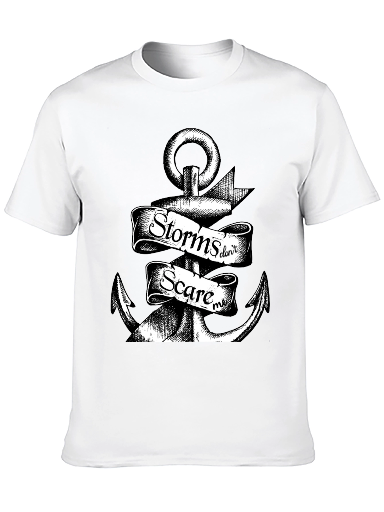 Storms Dont Scare Me Anchor Graphic Tee