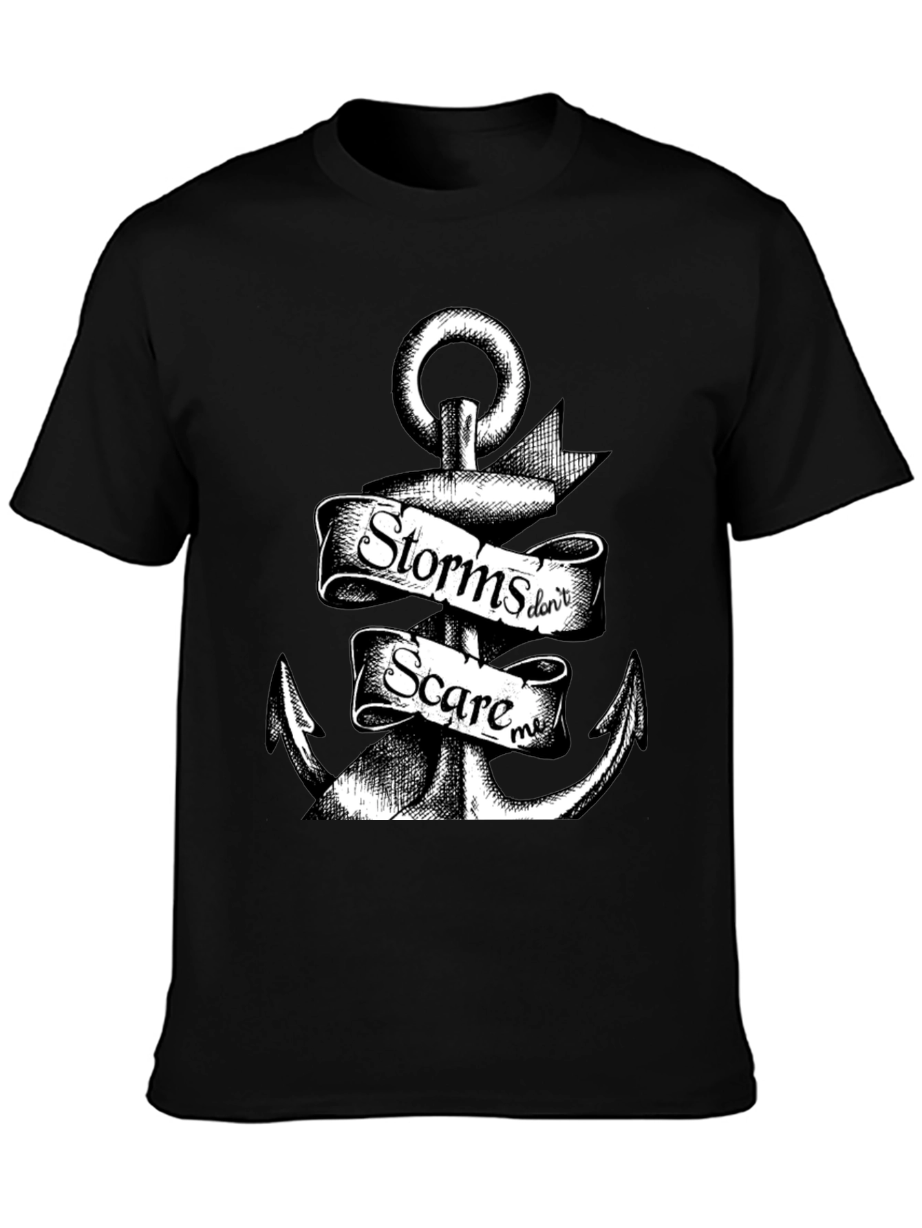 Storms Dont Scare Me Anchor Graphic Tee