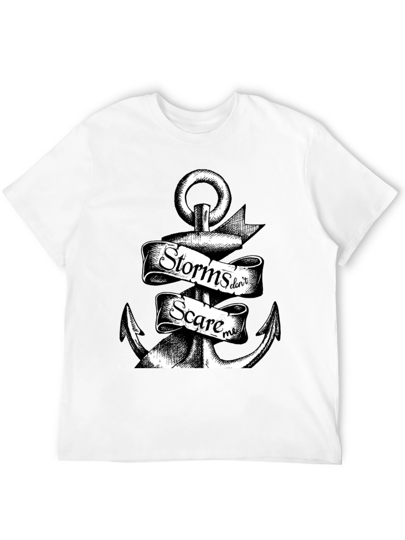 Storms Dont Scare Me Anchor Graphic Tee