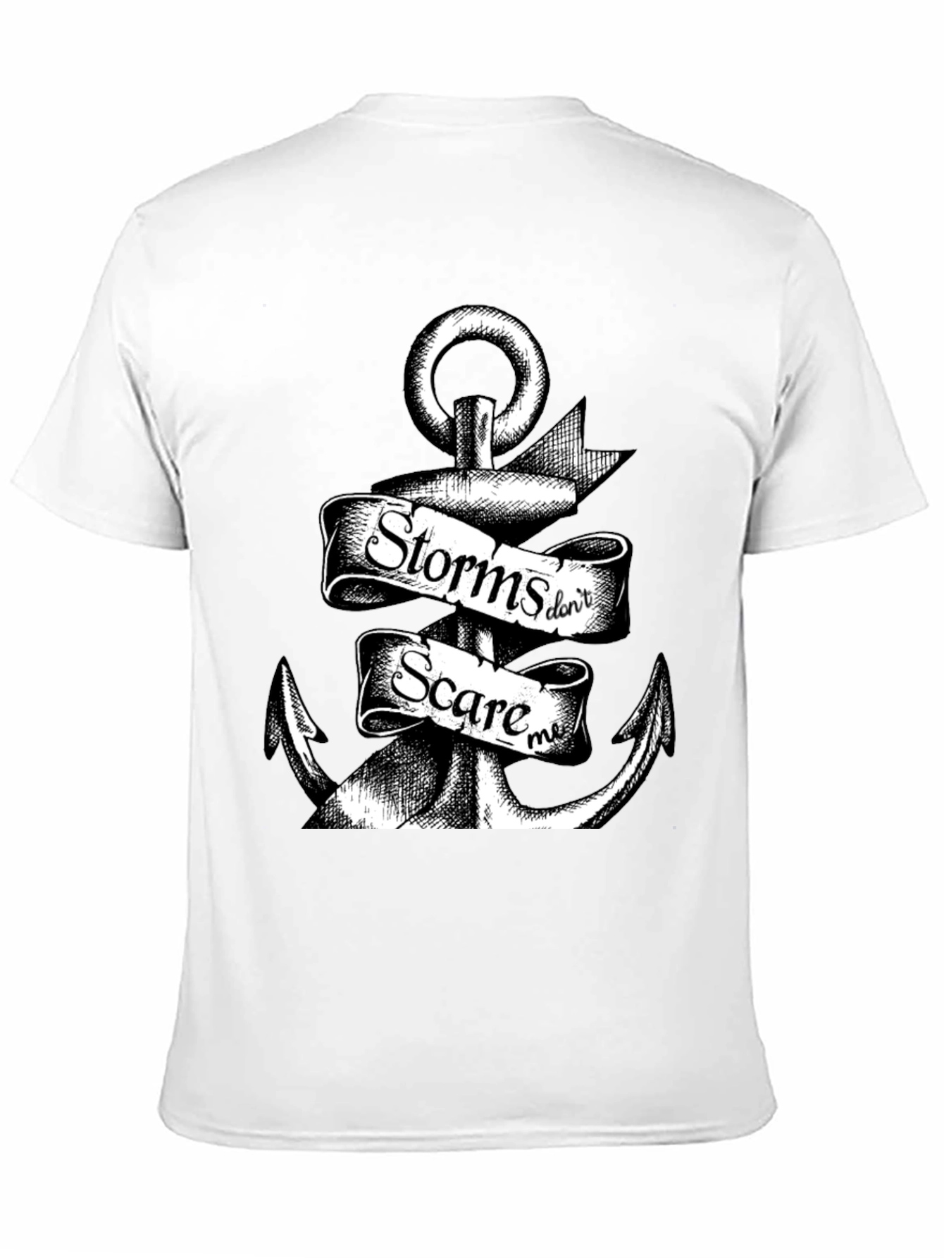 Storms Dont Scare Me Anchor Graphic Tee