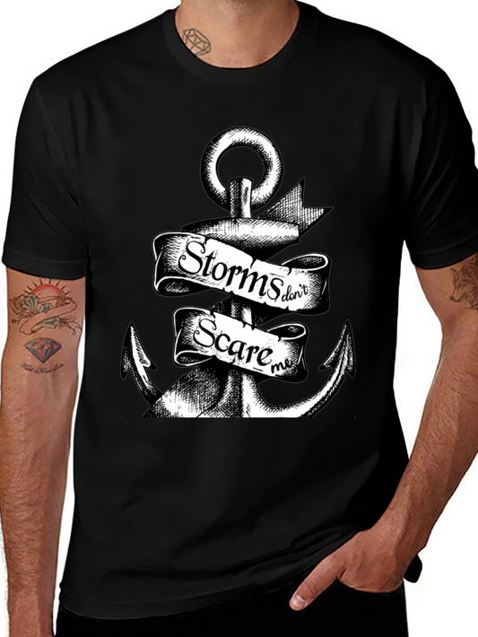 Storms Dont Scare Me Anchor Graphic Tee
