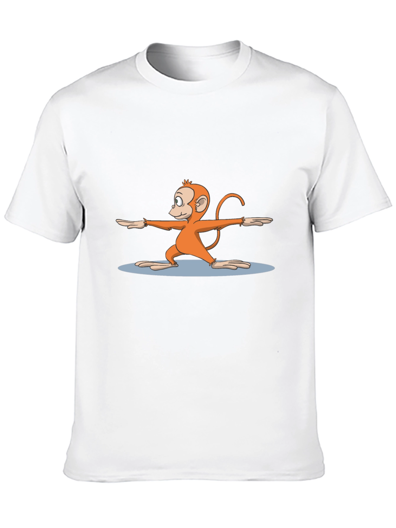 Yoga Monkey Black T-Shirt - Cool Graphic Tee
