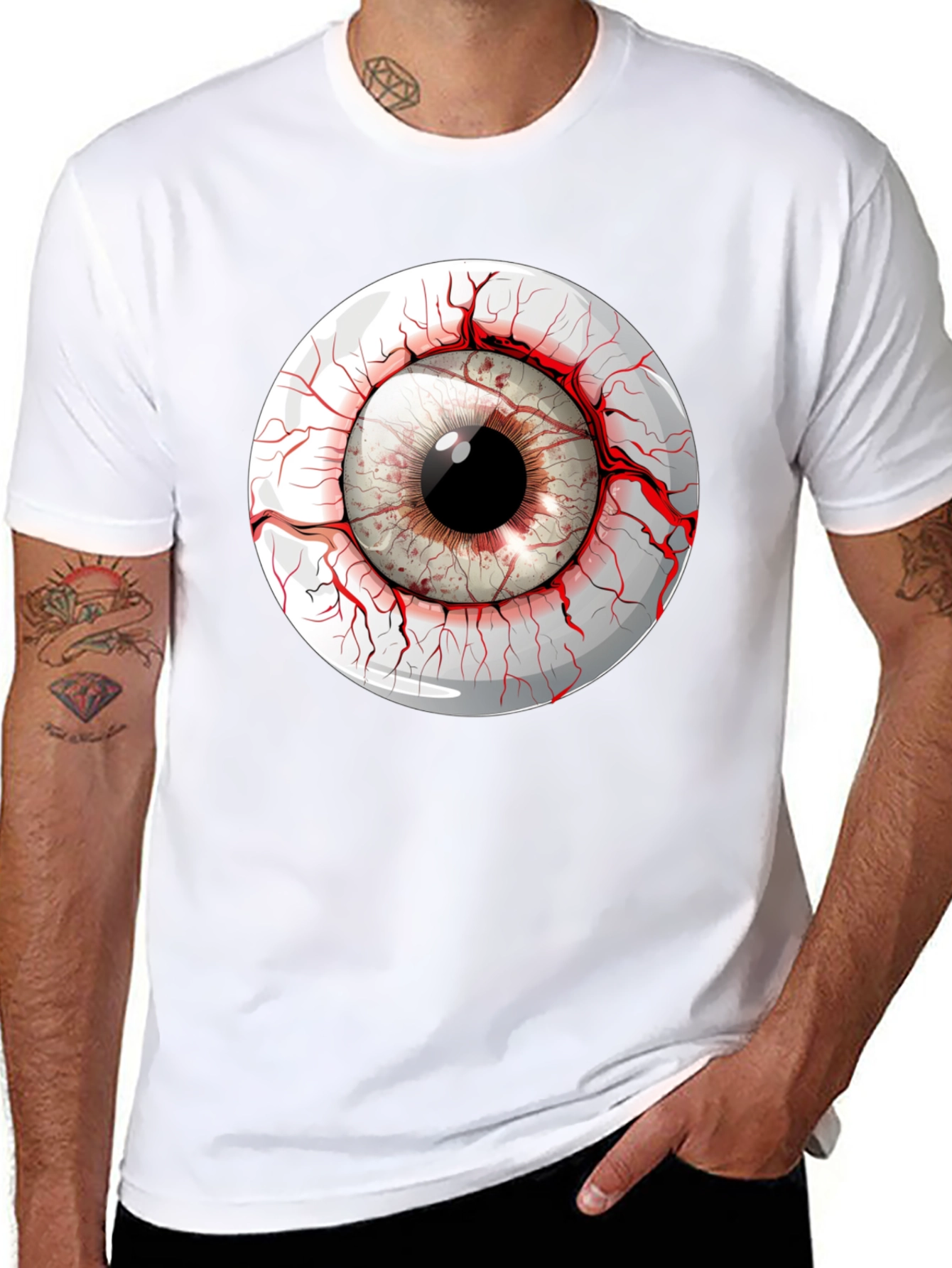 Eye See You Graphic Tee - Mens Black T-Shirt