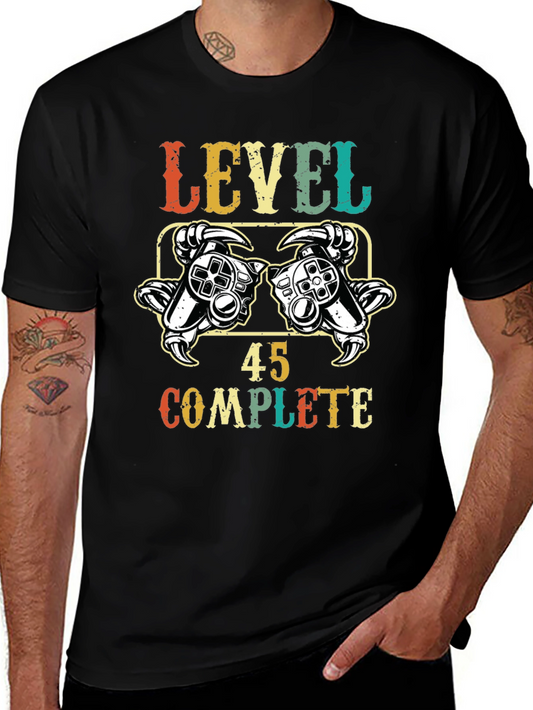 Level 45 Complete Gamer T-Shirt - Birthday Gift