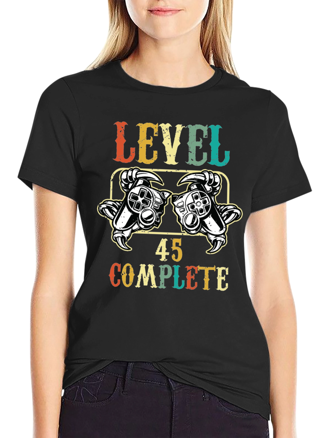 Level 45 Complete Gamer T-Shirt - Birthday Gift