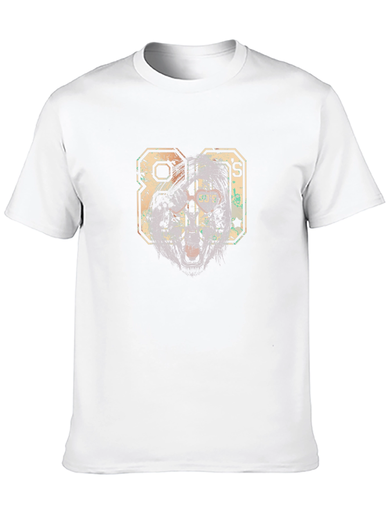 Retro 80s Graphic Print T-Shirt