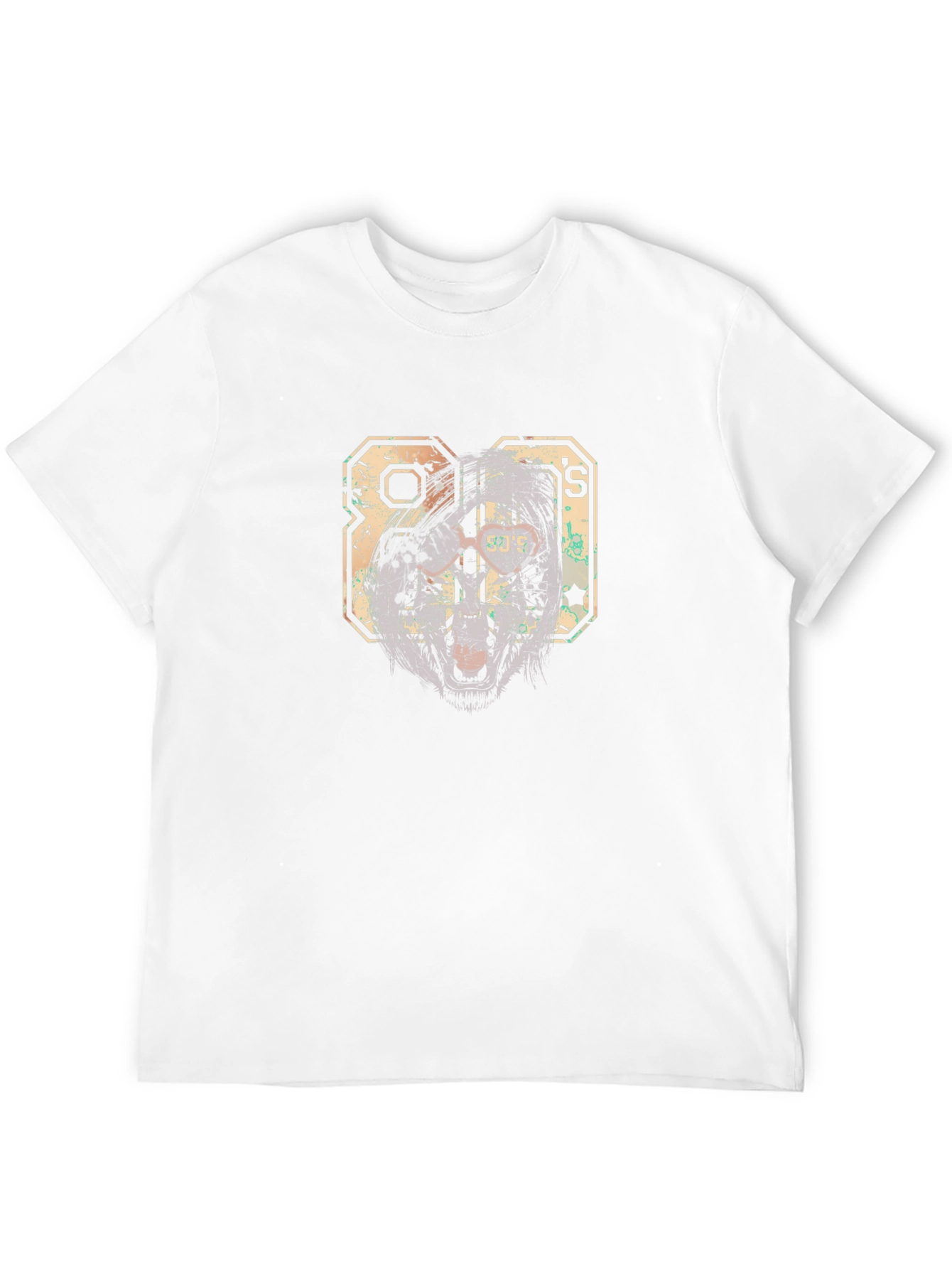 Retro 80s Graphic Print T-Shirt