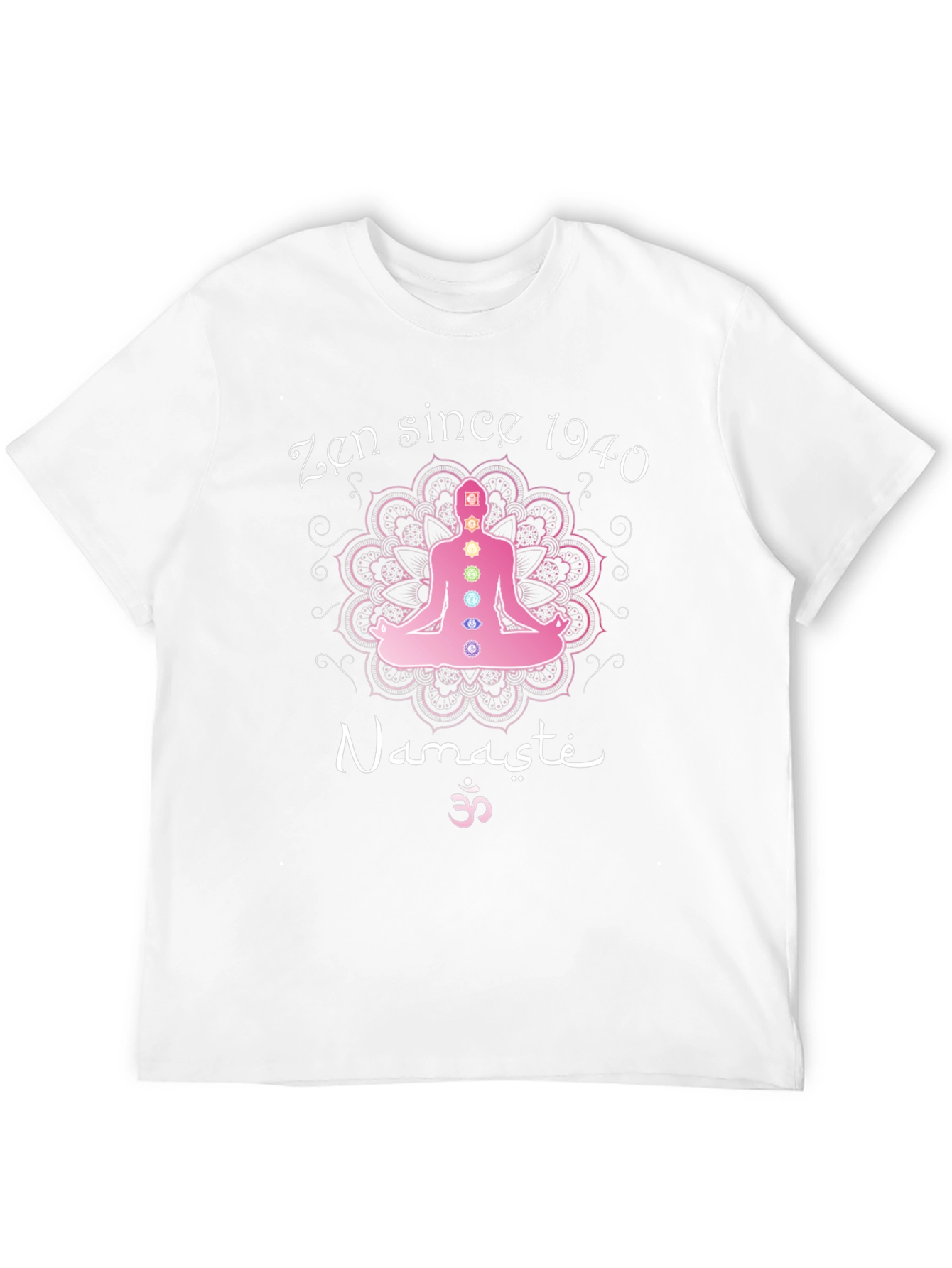 Zen Since 1940 Yoga Chakra T-Shirt Namaste Meditation