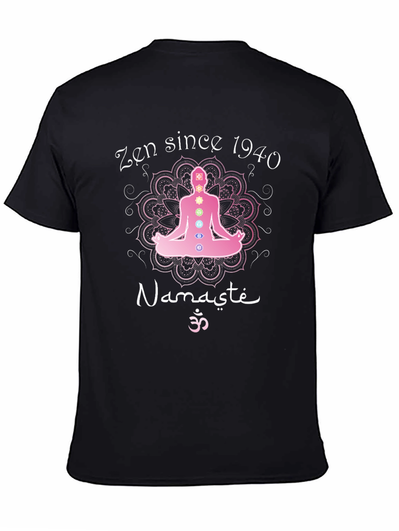 Zen Since 1940 Yoga Chakra T-Shirt Namaste Meditation