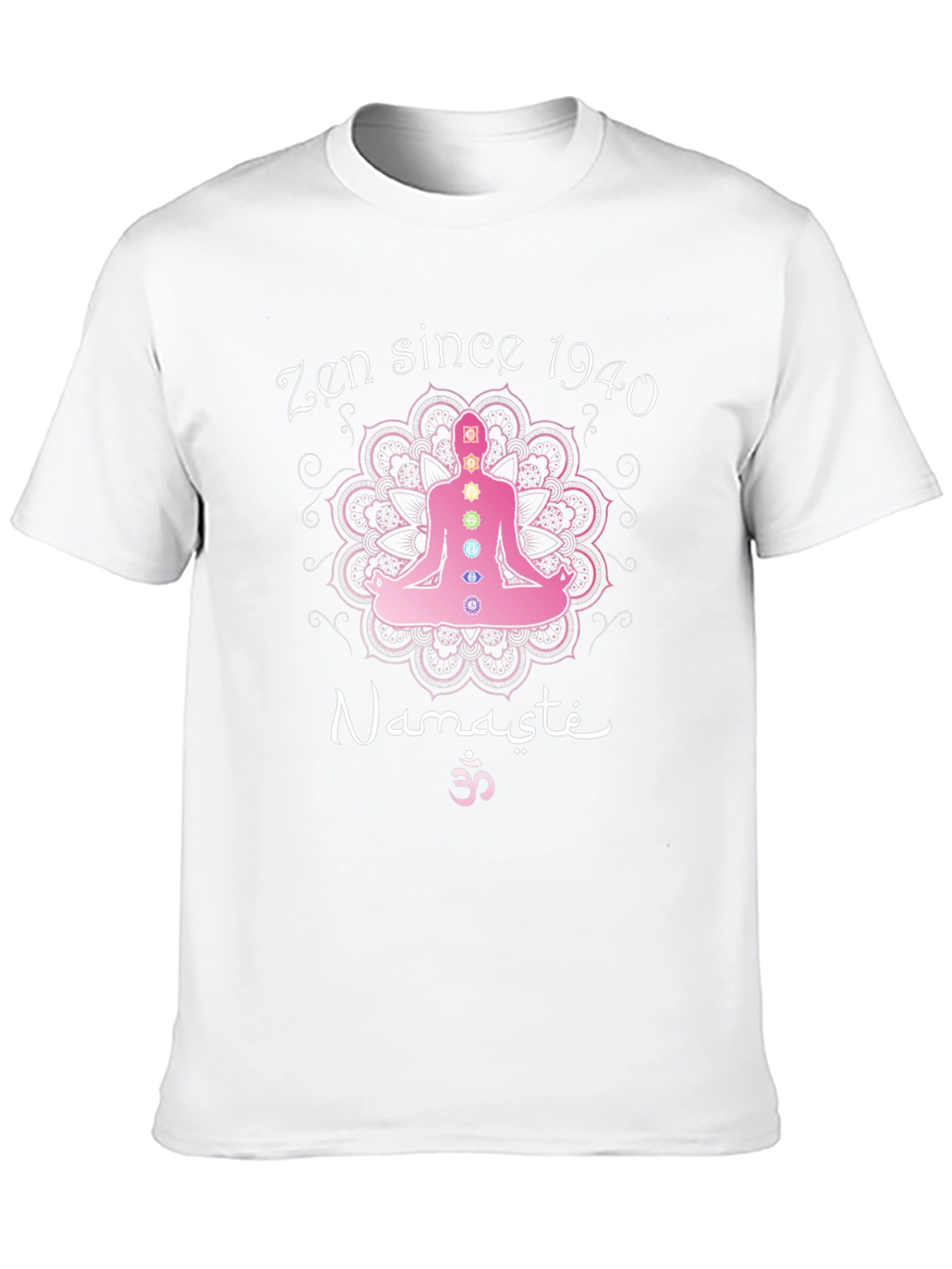 Zen Since 1940 Yoga Chakra T-Shirt Namaste Meditation